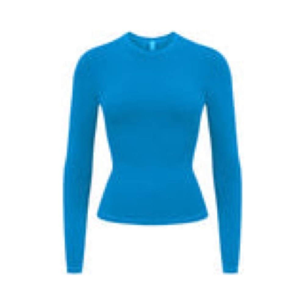 Cotton jersey SKIMS long sleeve tee